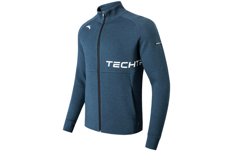 Anta Training Series Motion Tech Jacket Green Floral Gray 952217704-1