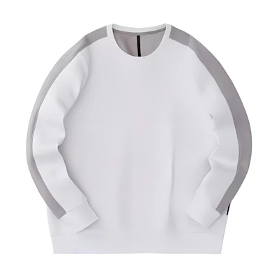 Anta Training Series Patchwork Pullover Fleece Sweatshirt Pure White 152347725-1