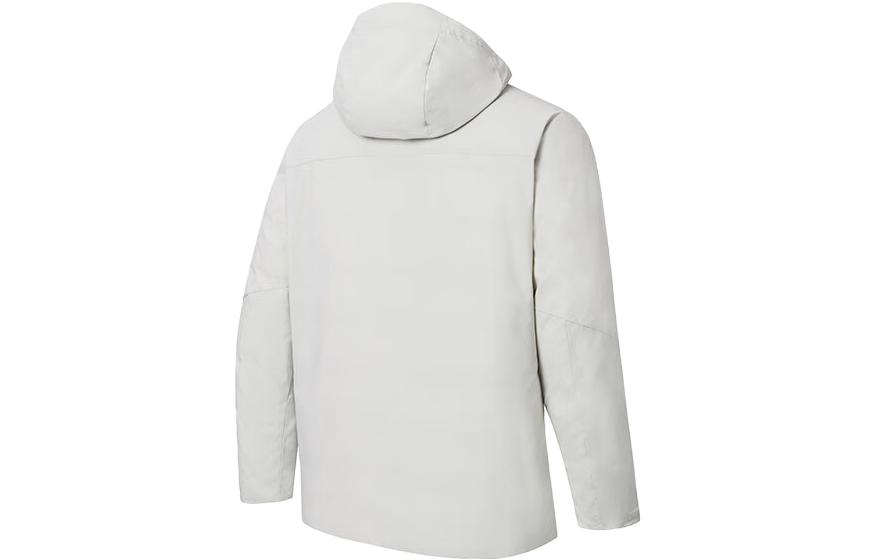 Lookbook 安踏訓練系列拼接連帽外套 灰綠色 152347958-1