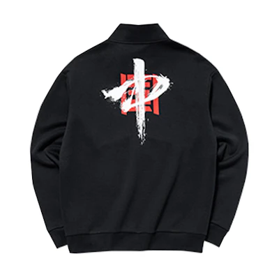 Anta Training Series Printed Knit Track Jacket Black (Unisex) 952137747-2