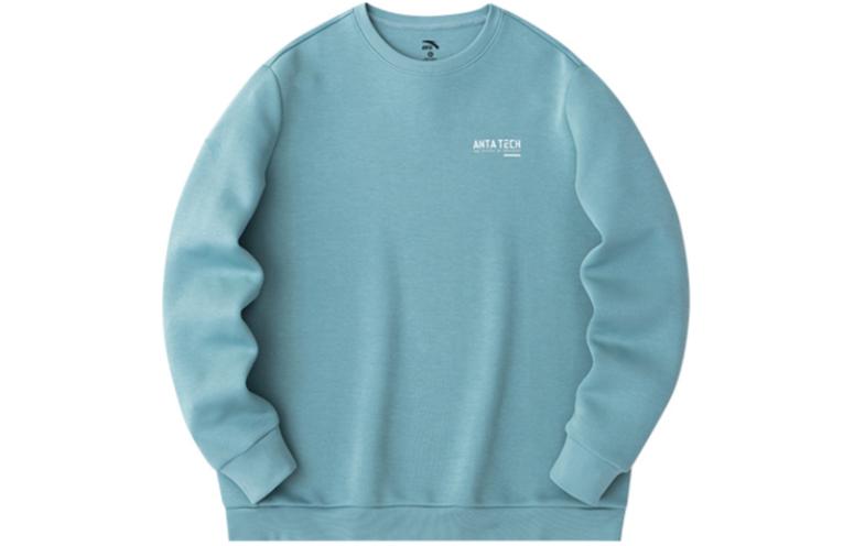 Anta Training Series Pullover Crewneck Sweatshirt Sky Green 952417711-3