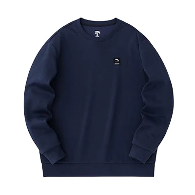 Anta Training Series Pullover Sports Sweatshirt Deep Midnight Blue 152347715-2