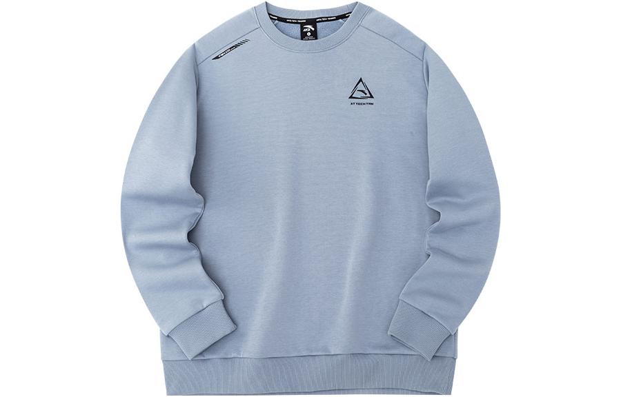 Anta Training Series Pullover Sweatshirt Gray Blue Casualwear 952237734-1
