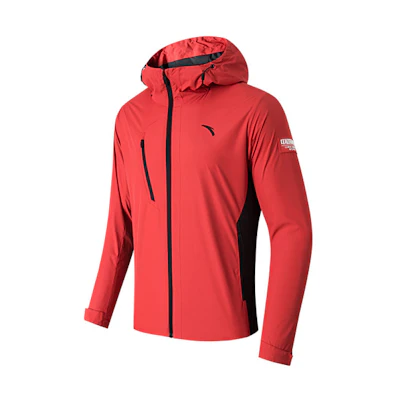 Anta Training Series Red Hooded Casual Sports Jacket 152147618-1