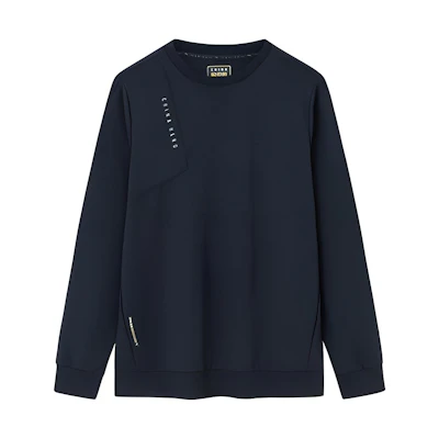 Anta Training Series Solid Color Crewneck Pullover Sweatshirt 152337725-3