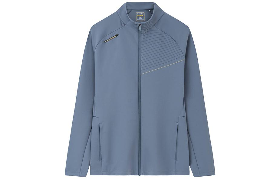 Anta Training Series Solid Color Half-Zip Jacket - Rabbit Gray 152337706-3