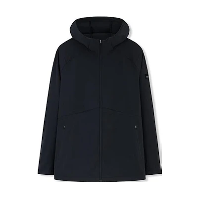 Anta Training Series Solid Color Hooded Sun Protection Jacket - Black 152327604-3