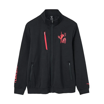 Anta Training Series Solid Color Sports Jacket with Stand Collar 152147702-3