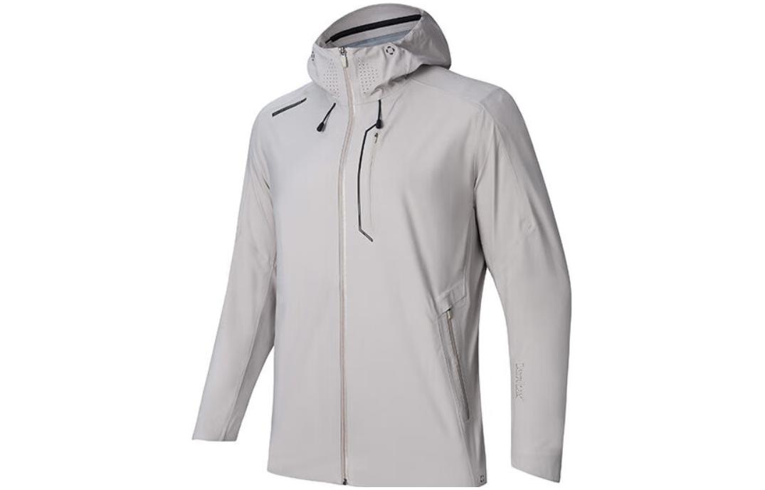 Anta Training Series Solid Color Zip-Up Hoodie Jacket 152347615-1