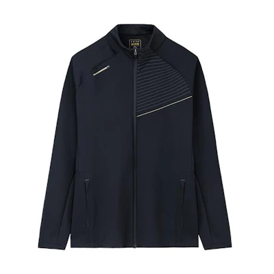 Anta Training Series Solid Color Zip-Up Jacket - Basic Black 152337706-2