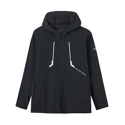 Anta Training Series Solid Woven Sports Hooded Jacket 152227601-3