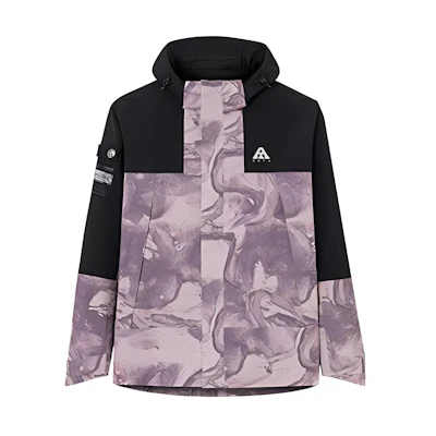 Anta Training Series Waterproof Windbreaker Jacket Pink/Black Hoodie 952347614-4