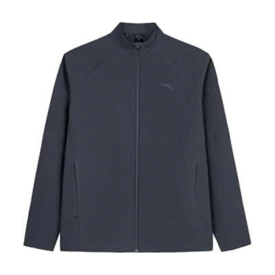 Anta Training Series Wax Gray Long-Sleeve Jacket - Comfortable & Warm 952437603-2