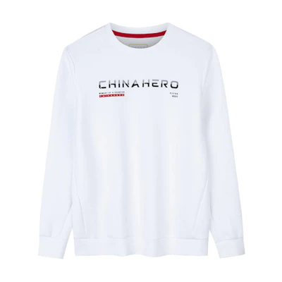 Anta Training Series White Crewneck Sweatshirt with Letter Print Design 152437719-1