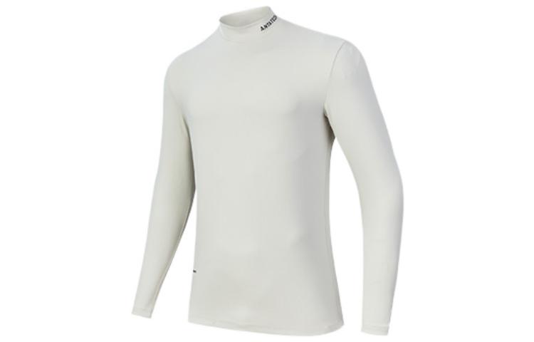 Anta Training Series White Long-Sleeve Sweatshirt with Letter Logo Print 952247402-1