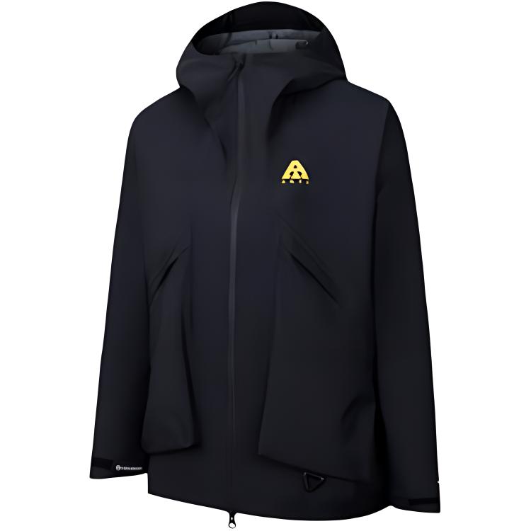 Anta Training Series Windproof Hard Shell Jacket Black - Unisex Outdoor/Urban Use 962437602-6
