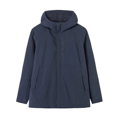 Anta Training Series Windproof Hooded Jacket Midnight Blue 152217606-2
