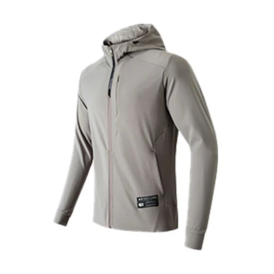 Anta Training Series Windproof Hooded Jacket Stroll Grey 952137709-4