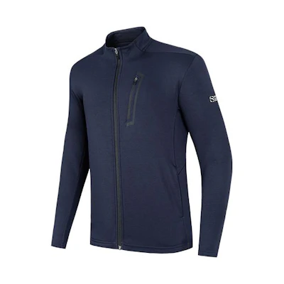 Anta Training Series Zip-Up Fleece Jacket with Stand Collar - Solid Color 952237736-2
