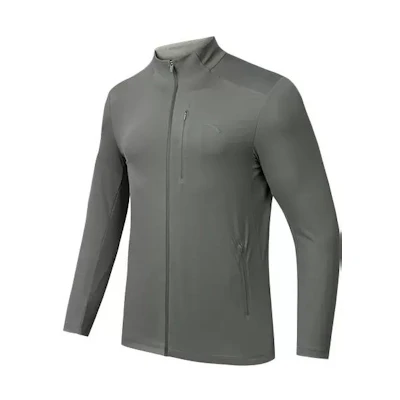 Anta Training Series Zip-Up Sports Jacket - Sparrow Brown 152427702-2