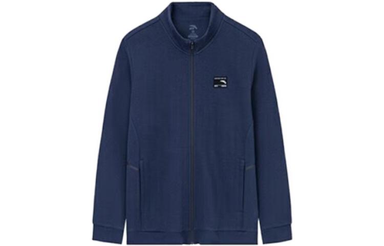 Anta Training Series Zip-Up Stand Collar Jacket Deep Midnight Blue 152347741-1