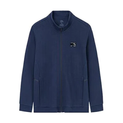 Anta Training Series Zip-Up Stand Collar Jacket Deep Midnight Blue 152347741-1