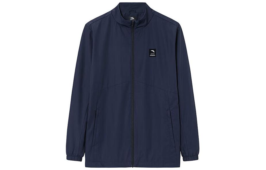 Anta Training Series Zip-Up Stand Collar Padded Jacket Deep Midnight Blue 152347609-1