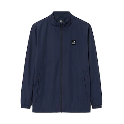 Anta Training Series Zip-Up Stand Collar Padded Jacket Deep Midnight Blue 152347609-1