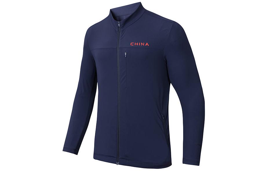 Anta Training Series Zipper High Collar Jacket - Midnight Blue 152427703-2