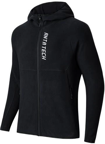 anta-training-zip-up-hooded-fleece-jacket-black-952347702-4
