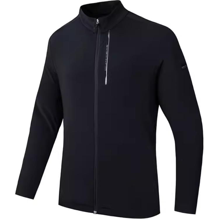 Anta Training Zip-Up Slim Fit Jacket in Basic Black 152437721N-3