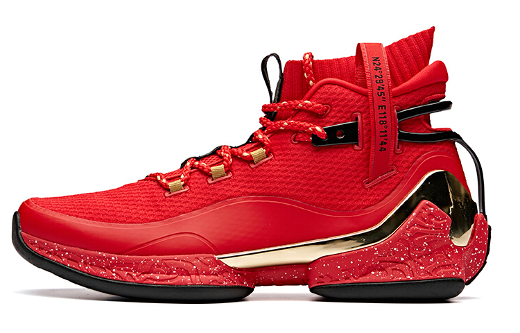 Anta UFO 2.0 High 'Black Gold Red' 11911620-6