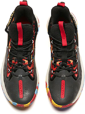 Anta安踏 UFO 異形2代 防滑耐磨 高筒 籃球鞋 黑黃 Lookbook Anta安踏 UFO 異形2代 防滑耐磨 高筒 籃球鞋 黑黃