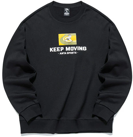 anta-unisex-black-pullover-sweatshirt-with-letter-print-lifestyle-series-952138732-2