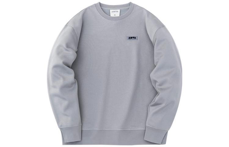 Anta Unisex Crewneck Logo Patch Long Sleeve Sweatshirt - Gray 172248722-5