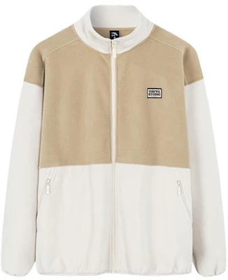 Anta Unisex Fleece Zip Jacket with Letter Print in Earth Gray 952238708-1 Buy Anta Unisex Fleece Zip Jacket with Letter Print in Earth Gray 952238708-1