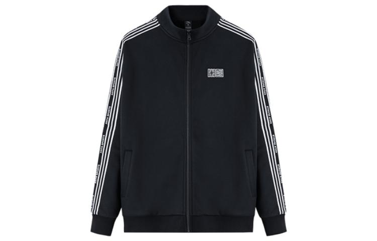 Anta Unisex Knit Sports Jacket Black - Lifestyle Series 972348709-3