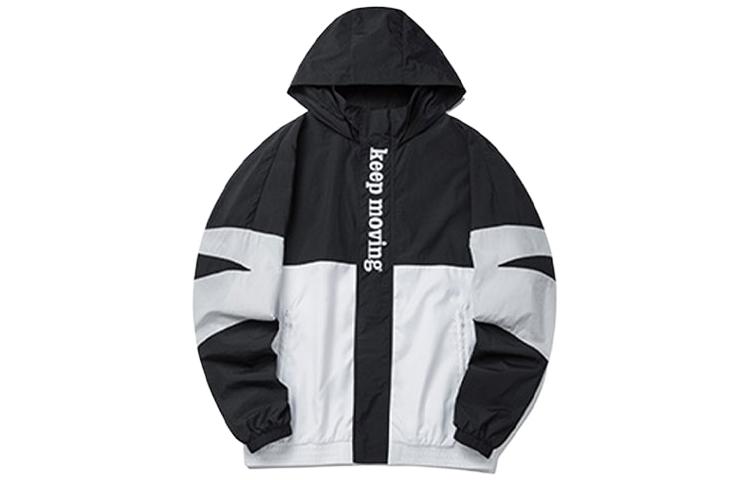 Anta Unisex Loose-Fit Hooded Sports Jacket Black 152218601-3