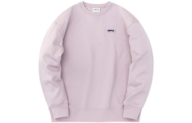 Anta Unisex Pink Pullover Sweatshirt with Logo Patch Design 172248722-4