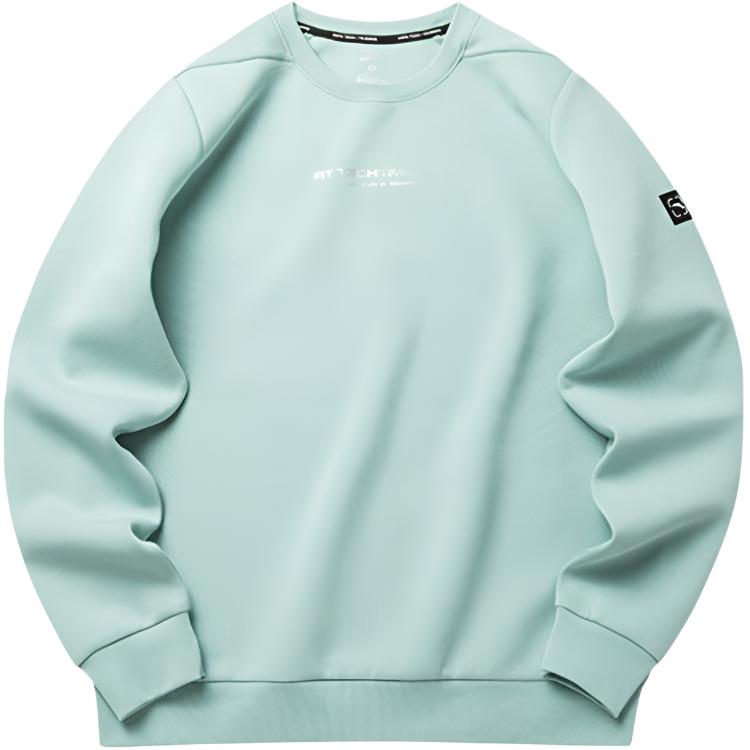 Anta Unisex Pullover Crewneck Knit Sports Sweatshirt Ark Blue 952217702-2