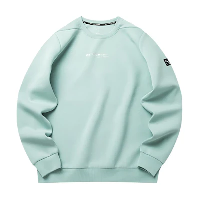 Anta Unisex Pullover Crewneck Knit Sports Sweatshirt Ark Blue 952217702-2