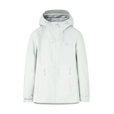 Anta Unisex Waterproof Windbreaker Jacket with Hoodie Light Turquoise. 952317602-1
