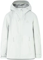 Order Anta Unisex Waterproof Windbreaker Jacket with Hoodie Light Turquoise. 952317602-1