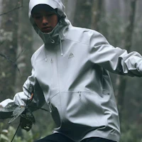 Purchase Anta Unisex Waterproof Windbreaker Jacket with Hoodie Light Turquoise. 952317602-1