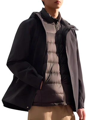 安踏城市戶外系列防水防風三合一外套 - 黑色 952447609-2 Buy 安踏城市戶外系列防水防風三合一外套 - 黑色 952447609-2