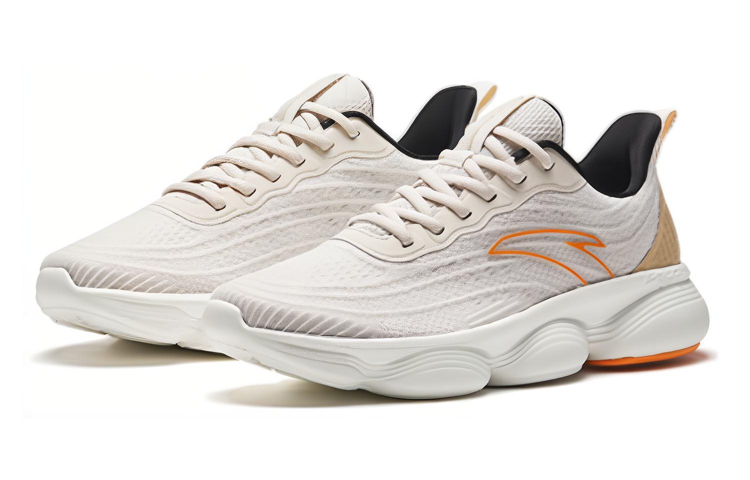 Anta Urban Running Shoes 'White Beige Orange'