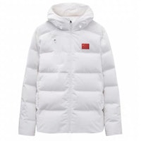 Anta Urban Series White Zip-Up Hoodie Jacket with National Flag Design 152410907-1 Anta Urban Series White Zip-Up Hoodie Jacket with National Flag Design 152410907-1