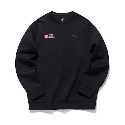 Anta Versatile Training Knit Sweatshirt Black 152137725-4
