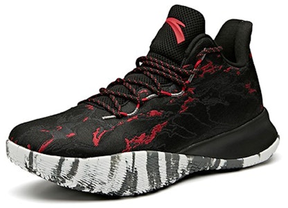 Anta安踏 蝮蛇 低筒 實戰籃球鞋 男款 黑紅 Lookbook Anta安踏 蝮蛇 低筒 實戰籃球鞋 男款 黑紅