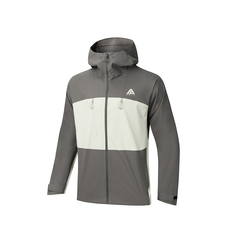 Anta Water Shell 2.0 Waterproof Outdoor Jacket Cold Gray. 952437607-4